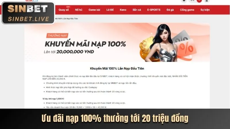 Thưởng chào mừng 28bets